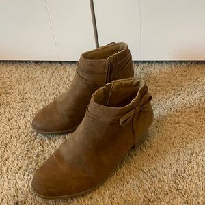 Brown booties